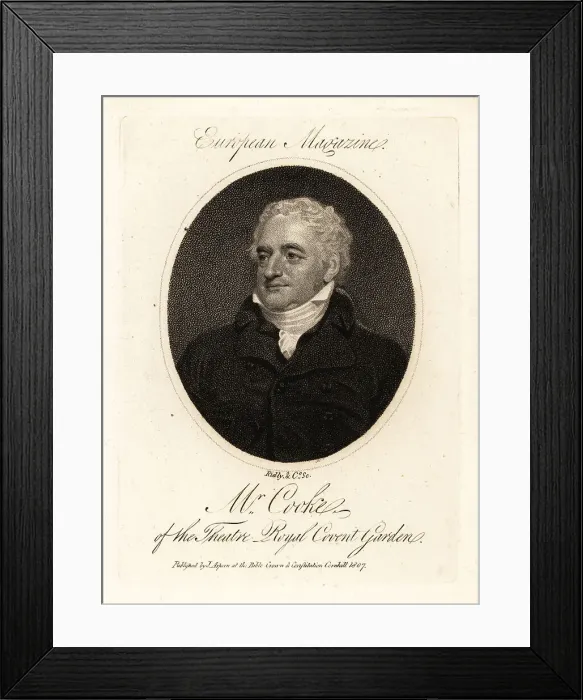 Framed Print : George Frederick Cooke, of the Theatre Royal Covent Garden Framed Print : George Frederick Cooke, of the Theatre Royal Covent Garden
