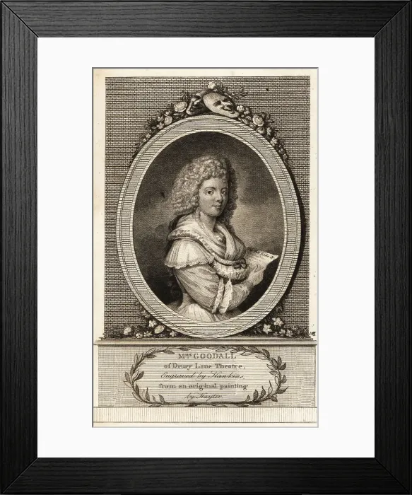 Framed Print : Mrs Charlotte Goodall, English actress and comedian Framed Print : Mrs Charlotte Goodall, English actress and comedian