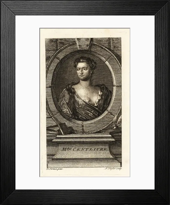 Framed Print : Susanna Centlivre (1667-1723), English dramatic writer and actre Framed Print : Susanna Centlivre (1667-1723), English dramatic writer and actre
