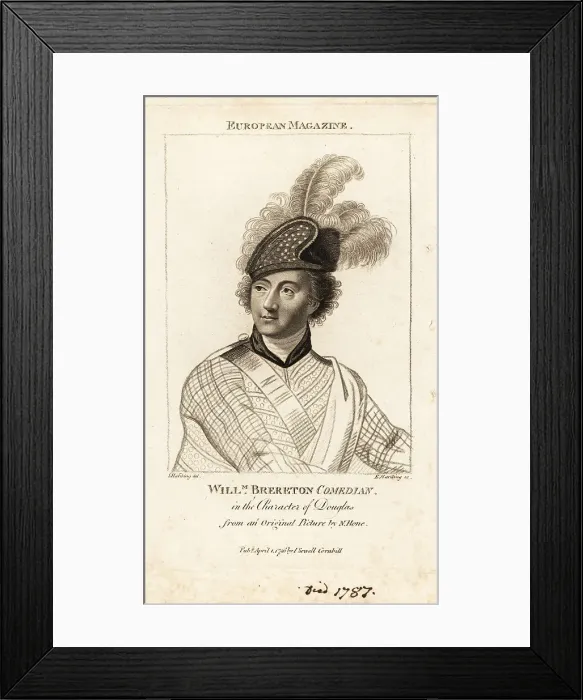 Framed Print : William Brereton, English actor and comedian Framed Print : William Brereton, English actor and comedian