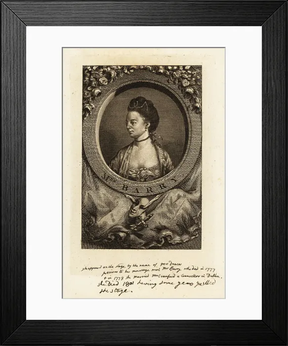 Framed Print : Ann Street Barry, English singer, dancer and stage actress Framed Print : Ann Street Barry, English singer, dancer and stage actress