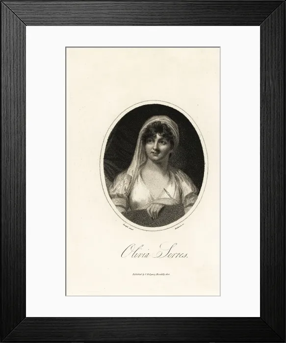 Framed Print : Olivia Serres, English painter, writer and impostor Framed Print : Olivia Serres, English painter, writer and impostor