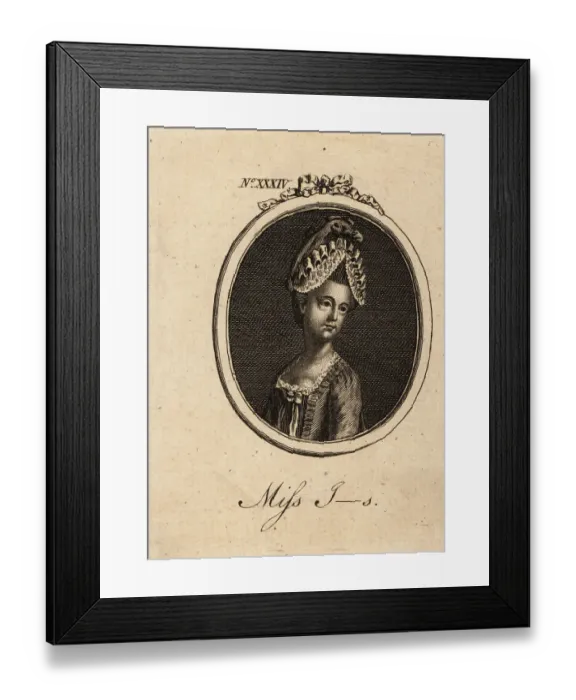 Framed Print : Miss Jones, a young officer's widow seduced by Henry Lawes Luttr Framed Print : Miss Jones, a young officer's widow seduced by Henry Lawes Luttr
