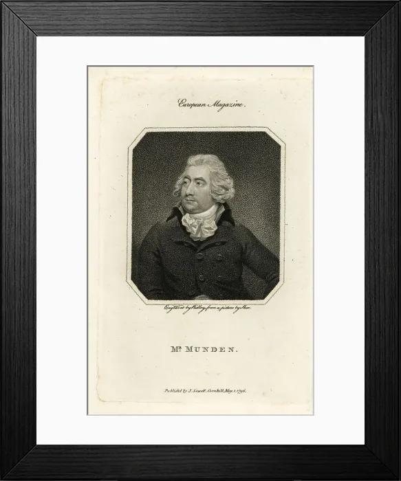 Framed Print : Joseph Munden, English comic actor Framed Print : Joseph Munden, English comic actor
