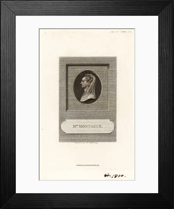 Framed Print : Elizabeth Montagu, 18th century British social reformer Framed Print : Elizabeth Montagu, 18th century British social reformer