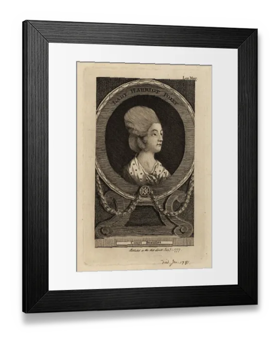 Framed Print : Lady Harriet Stanhope, daughter of William Stanhope, 2nd Earl of Framed Print : Lady Harriet Stanhope, daughter of William Stanhope, 2nd Earl of