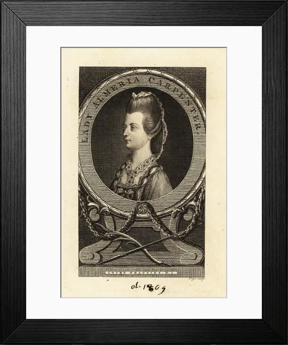 Framed Print : Lady Almeria Carpenter (1752-1809), Irish aristocrat Framed Print : Lady Almeria Carpenter (1752-1809), Irish aristocrat
