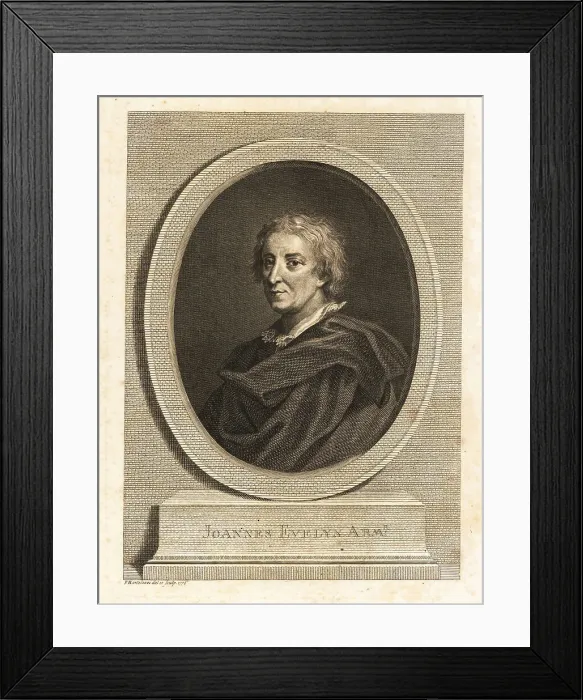 Framed Print : Portrait of John Evelyn Framed Print : Portrait of John Evelyn