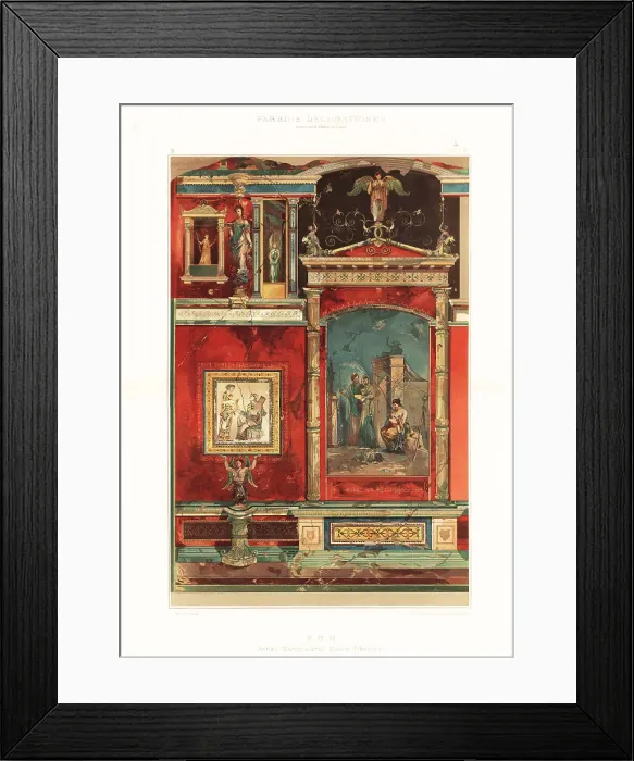 Framed Print : Antique wall painting in the Tiberine Museum, Rome Framed Print : Antique wall painting in the Tiberine Museum, Rome