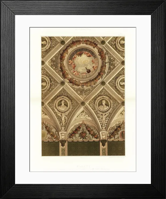Framed Print : Bridal chamber of the Ducal Palace, Mantua, 15th century Framed Print : Bridal chamber of the Ducal Palace, Mantua, 15th century