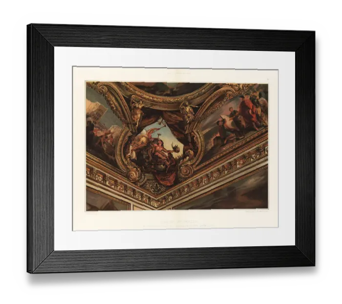 Framed Print : Ceiling painting from the Palace of Versailles, 17th century Framed Print : Ceiling painting from the Palace of Versailles, 17th century