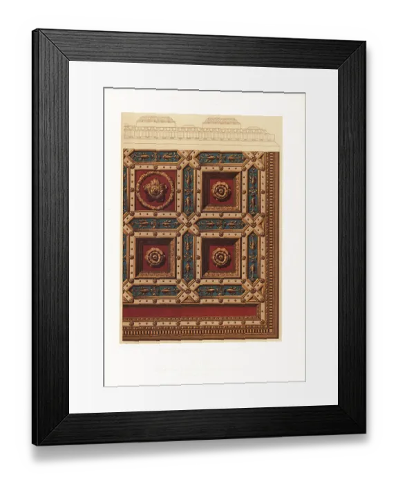 Framed Print : Ceiling in the Palace of the Chancellery, Rome, Italy, 16th cent Framed Print : Ceiling in the Palace of the Chancellery, Rome, Italy, 16th cent