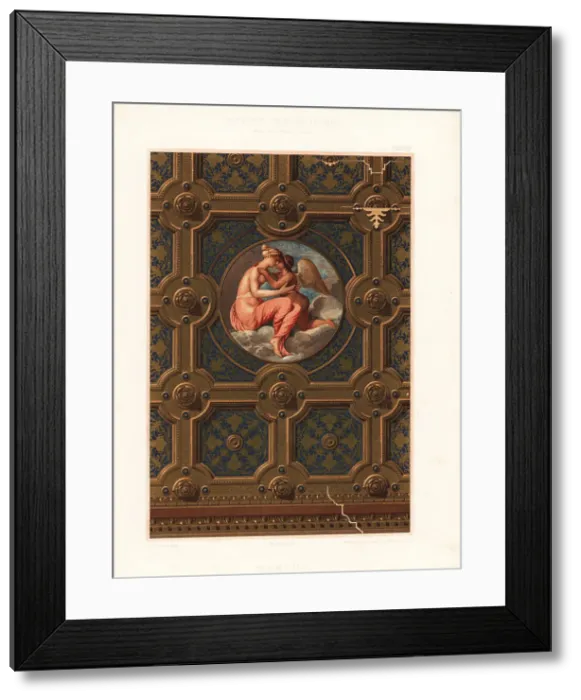 Framed Print : Ceiling painting from Ducal Palace, Mantua, 16th century Framed Print : Ceiling painting from Ducal Palace, Mantua, 16th century
