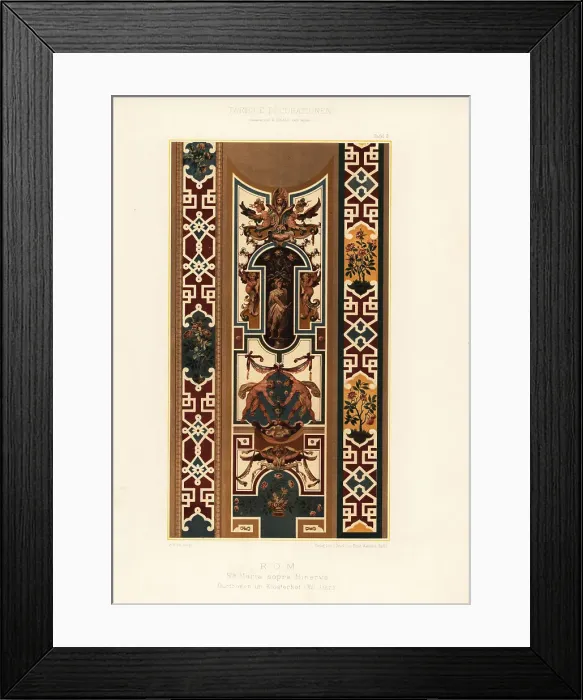 Framed Print : Arch vault in the church of Saint Mary above Minerva, Rome Framed Print : Arch vault in the church of Saint Mary above Minerva, Rome