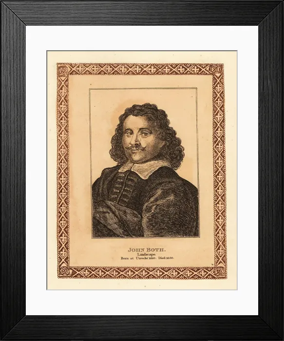Framed Print : Portrait of Jan Dirksz Both, Dutch landscape painter and etcher Framed Print : Portrait of Jan Dirksz Both, Dutch landscape painter and etcher