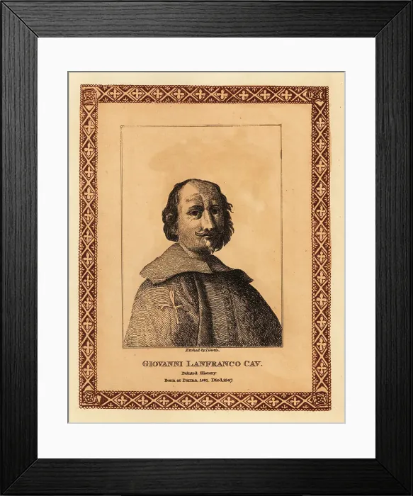 Framed Print : Giovanni Lanfranco, 1582-1647, Italian painter of the Baroque pe Framed Print : Giovanni Lanfranco, 1582-1647, Italian painter of the Baroque pe