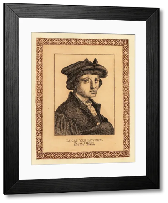 Framed Print : Lucas van Leyden, Dutch history painter, portraitist, and printm Framed Print : Lucas van Leyden, Dutch history painter, portraitist, and printm