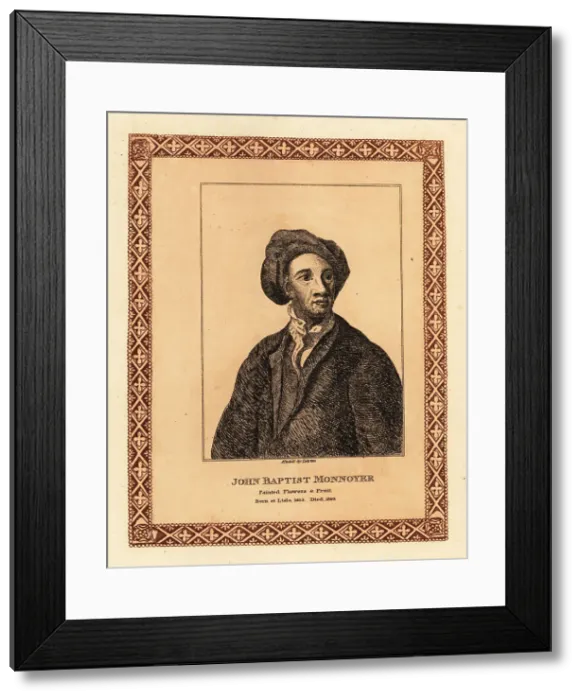 Framed Print : Jean-Baptiste Monnoyer, Franco-Flemish painter Framed Print : Jean-Baptiste Monnoyer, Franco-Flemish painter