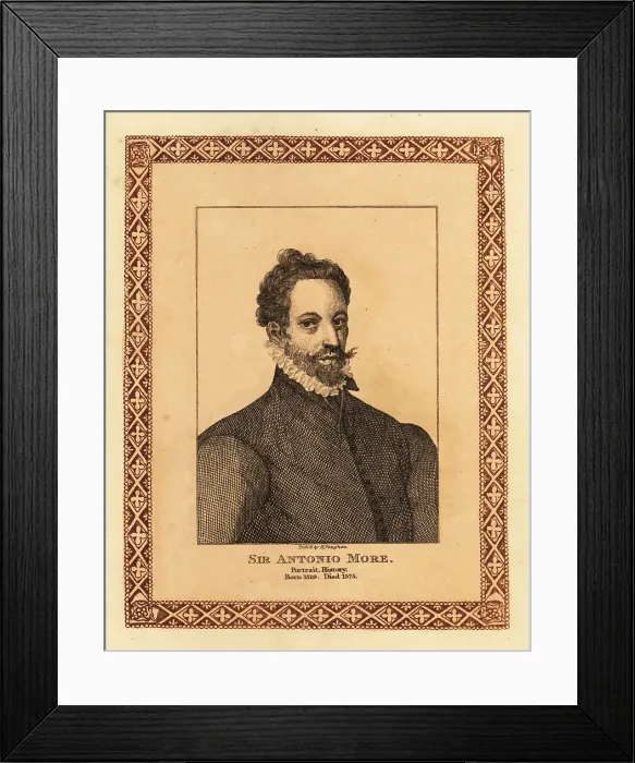 Framed Print : Anthonis Mor, Netherlandish portraitist and history painter Framed Print : Anthonis Mor, Netherlandish portraitist and history painter