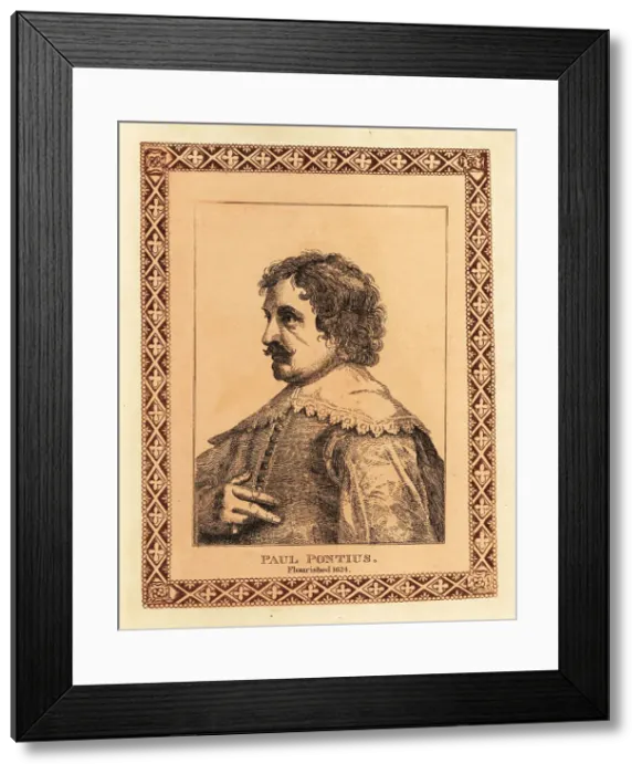Framed Print : Paulus Pontius, Flemish engraver and painter Framed Print : Paulus Pontius, Flemish engraver and painter