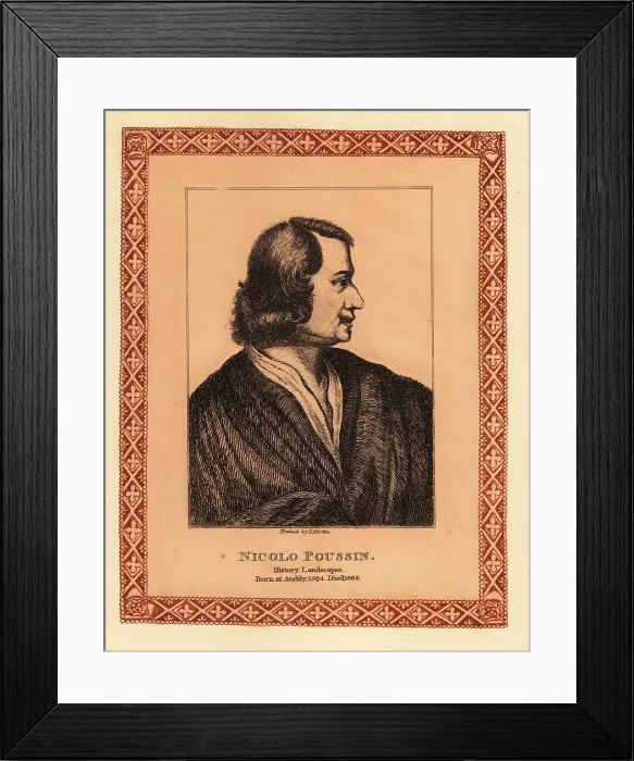 Framed Print : Nicolas Poussin, French Baroque painter Framed Print : Nicolas Poussin, French Baroque painter