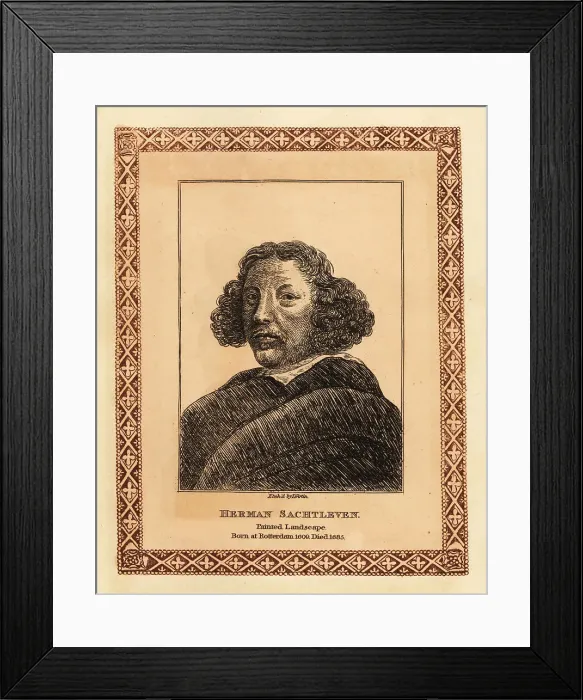 Framed Print : Herman Saftleven the Younger, Dutch Baroque painter Framed Print : Herman Saftleven the Younger, Dutch Baroque painter