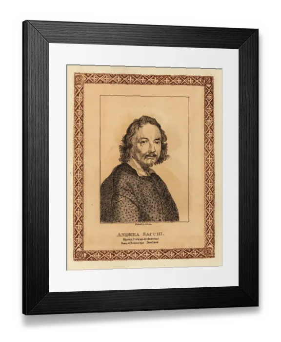 Framed Print : Andrea Sacchi, Italian painter of High Baroque Classicism Framed Print : Andrea Sacchi, Italian painter of High Baroque Classicism
