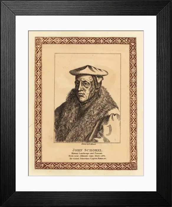Framed Print : Jan van Scorel, Dutch Renaissance painter Framed Print : Jan van Scorel, Dutch Renaissance painter