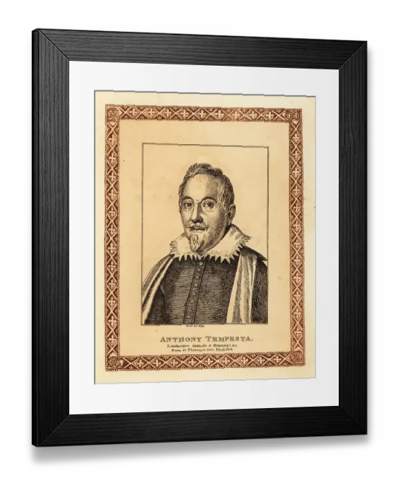Framed Print : Antonio Tempesta, Italian painter and etcher Framed Print : Antonio Tempesta, Italian painter and etcher