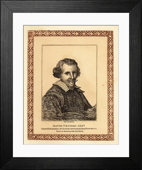 Framed Print : David Teniers the Elder, Flemish painter Framed Print : David Teniers the Elder, Flemish painter