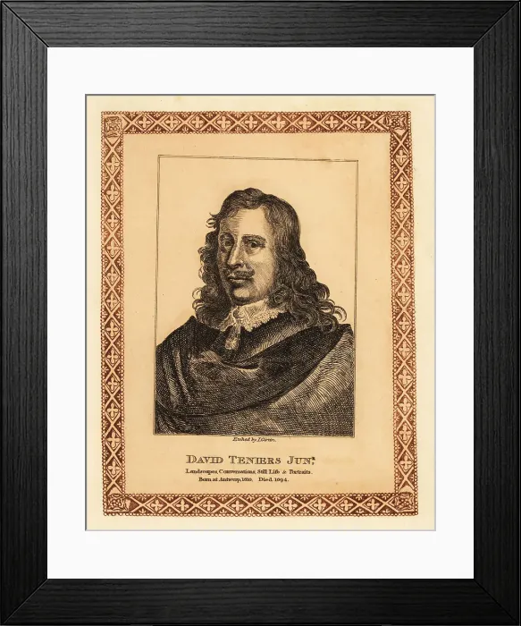 Framed Print : David Teniers the Younger, Flemish Baroque painter Framed Print : David Teniers the Younger, Flemish Baroque painter