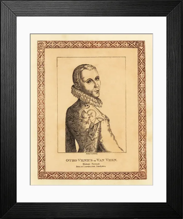 Framed Print : Otto van Veen, Dutch painter, draughtsman, and humanist Framed Print : Otto van Veen, Dutch painter, draughtsman, and humanist