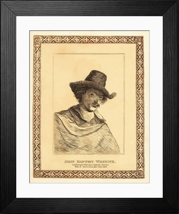 Framed Print : Jan Baptist Weenix, Dutch Golden Age painter Framed Print : Jan Baptist Weenix, Dutch Golden Age painter