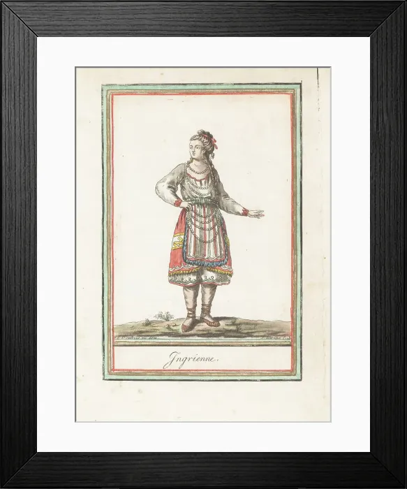 Framed Print : Ingrian woman of Saint Petersburg, Russia Framed Print : Ingrian woman of Saint Petersburg, Russia