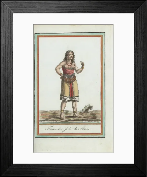 Framed Print : Polynesian woman of Tonga Framed Print : Polynesian woman of Tonga
