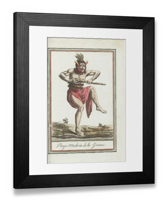 Framed Print : Piaye of the Kalina people, French Guiana, South America Framed Print : Piaye of the Kalina people, French Guiana, South America