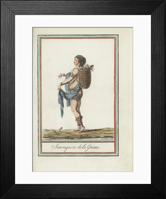 Framed Print : Woman of the Kalina or Carib people, South America Framed Print : Woman of the Kalina or Carib people, South America