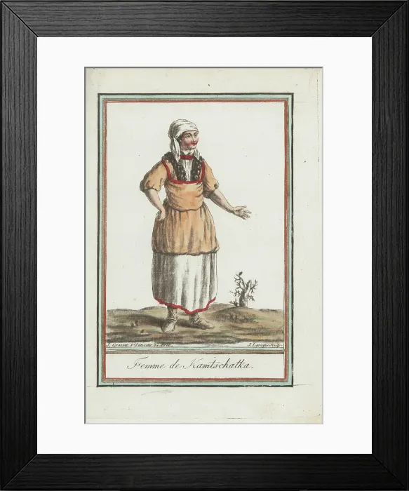 Framed Print : Woman of Kamchatka Framed Print : Woman of Kamchatka
