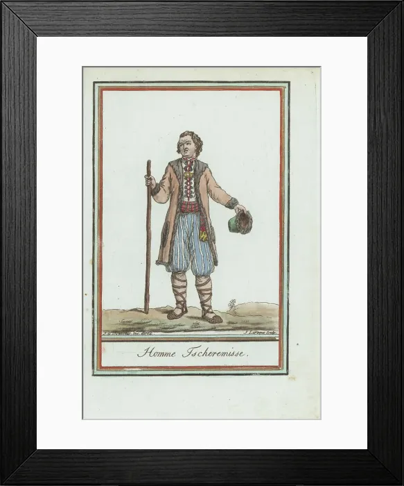 Framed Print : Man of the Mari people Framed Print : Man of the Mari people