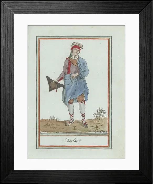 Framed Print : Catalan man, Catalonia, Spain Framed Print : Catalan man, Catalonia, Spain