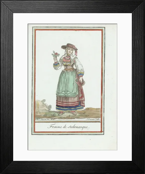 Framed Print : Woman of Salamanca, Kingdom of Leon, Spain Framed Print : Woman of Salamanca, Kingdom of Leon, Spain