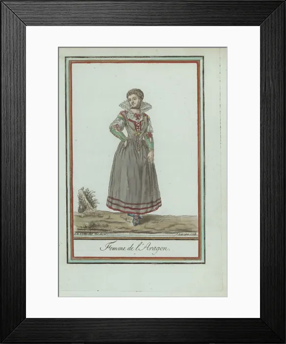 Framed Print : Woman of Aragon, Spain Framed Print : Woman of Aragon, Spain