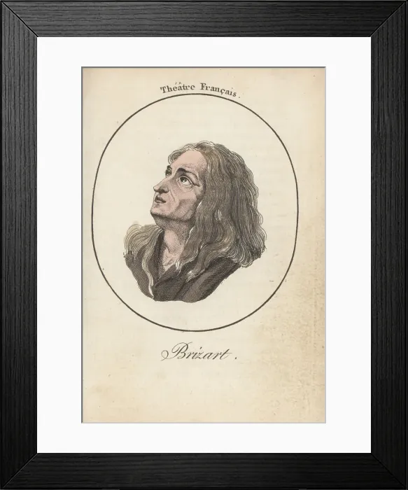 Framed Print : Jean-Baptiste Britard or Brizard, French actor, 1721-1791 Framed Print : Jean-Baptiste Britard or Brizard, French actor, 1721-1791