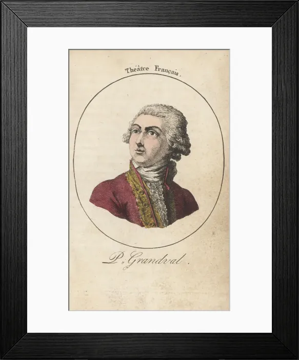 Framed Print : Pierre Grandval, French actor, as the Misanthrope Framed Print : Pierre Grandval, French actor, as the Misanthrope