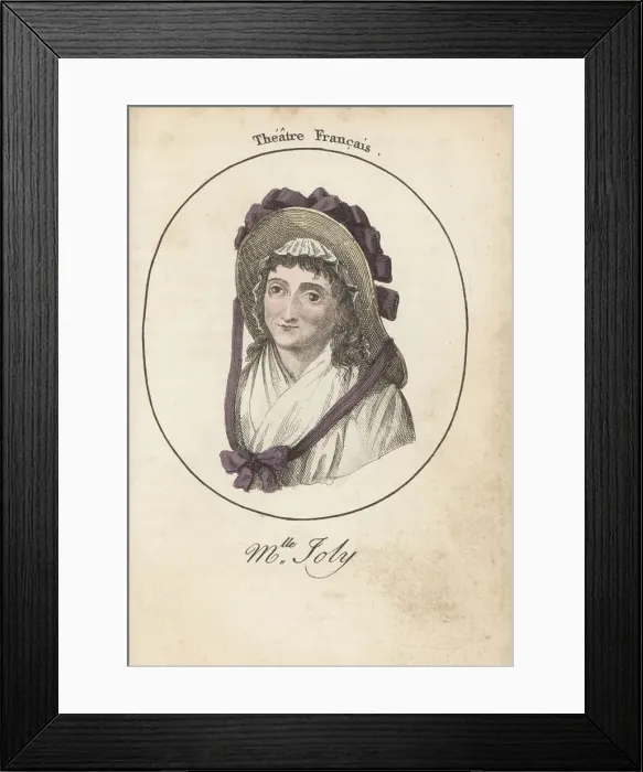 Framed Print : Marie-Elisabeth Joly, French actress, singer and dancer Framed Print : Marie-Elisabeth Joly, French actress, singer and dancer