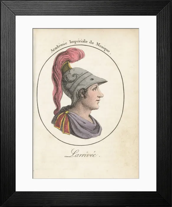 Framed Print : Henri Larrivee, French baritone opera singer, 1737-1802 Framed Print : Henri Larrivee, French baritone opera singer, 1737-1802