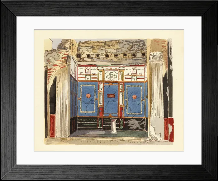 Framed Print : Tablinum of the House of the Small Fountain, Casa della Fontana Framed Print : Tablinum of the House of the Small Fountain, Casa della Fontana