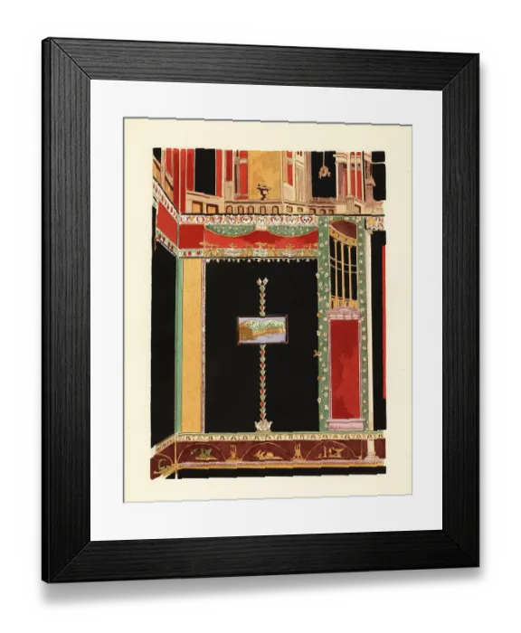 Framed Print : Tablinum in the House of Marcus Lucretius Fronto, Pompeii Framed Print : Tablinum in the House of Marcus Lucretius Fronto, Pompeii