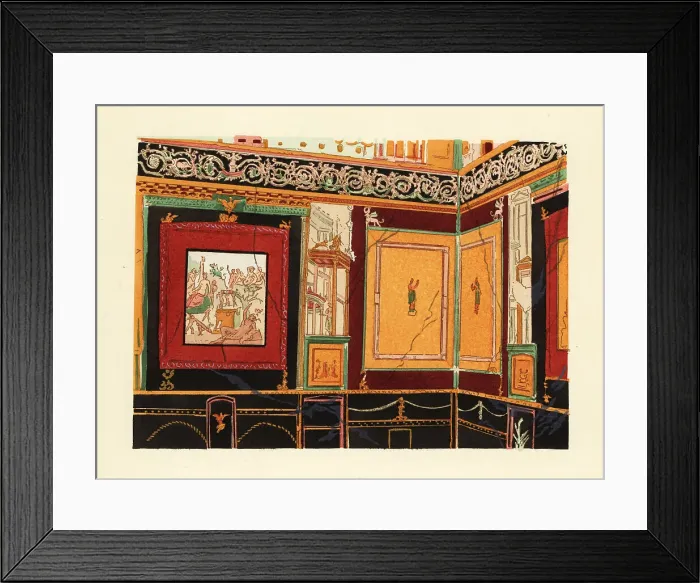 Framed Print : Exedra in the atrium, House of Siricus, Pompeii Framed Print : Exedra in the atrium, House of Siricus, Pompeii