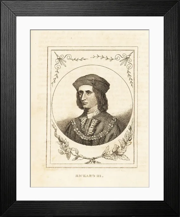 Framed Print : Portrait of King Richard III of England, 1452-1485 Framed Print : Portrait of King Richard III of England, 1452-1485